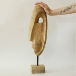 Декор для интерьера деревянный, фигура маска МУКХАУТА ДО